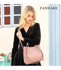 Aromee Moda 3 Parçalı Set Kova Kadın El Çantası Rosa