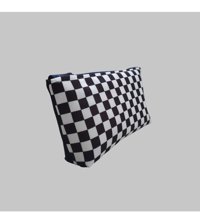 Tiliaart Clutch Çok Amaçlı Organizer Dama Desenli Kadın El Çantası