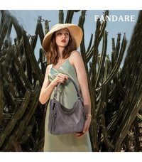 Aromee Büyük Vintage Kadın El Çantası Gri