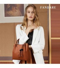 Aromee Moda 3 Parçalı Set Kova Kadın El Çantası Kahverengi