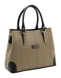 Silver & Polo Sp667 Kadın El Çantası Nut Siyah