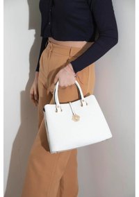 Silver & Polo Nv1089 Kadın El Çantası Beyaz Beyaz