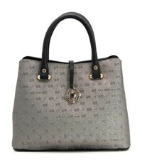 Silver & Polo Nv1089 Kadın El Çantası Platin Siyah