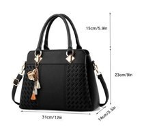 Tcherchi 1 Adet Tek Omuz Kadın El Çantası Crossbody Siyah