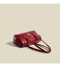 Tcherchi Vintage Retro Düz Renk Kadın El Çantası