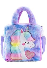 Jzcat Unicorn Karikatür Omuz Peluş ÇantaMor