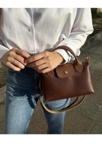 Gülşah Çaptı Bag Uzun Askılı Sahra Kadın El Çantası Bordo