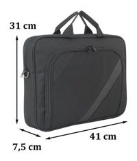 Case Club Laptop Evrak Kadın El Çantası 15.6 İnç 21192 Siyah