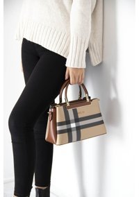 Silver & Polo Nv913 Kadın El Çantası Bej Taba