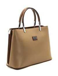 Silver & Polo Nv924 Kadın El Çantası Kum A.Taba