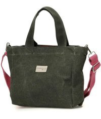 Lumberjack Knvs Bag Kl 3Pr Kadın El Çantası Haki 000000000101688819
