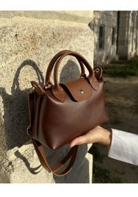Gülşah Çaptı Bag Uzun Askılı Sahra Kadın El Çantası Bej Bordo