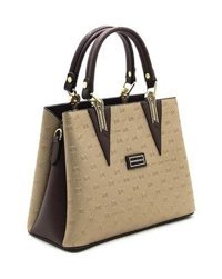 Silver & Polo Nv1081 Kadın El Çantası Bronz Kahve
