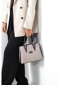 Silver & Polo Nv1081 Kadın El Çantası Vizon Kahve