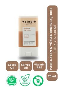 Veloute de Paris Kakao - Havuç - Vitamin A&E Simli Yoğun Yüz İçin Bronzlaştırıcı Stick 20 ml