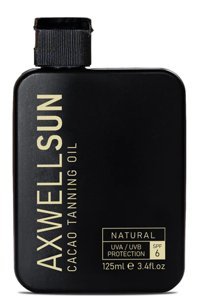 Axwell Natural Hindistan Cevizi - Kakao - Zeytin Hızlı 6 Faktör Vücut İçin Bronzlaştırıcı Yağ 125 ml