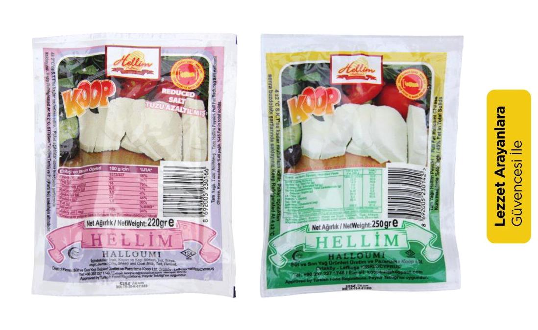 Koop Süt Hellim Kızartma Sever Paketi 250 gr + 220 gr