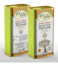 Nida Organik Polifenolsüz Teneke Sızma Zeytinyağı 2x5 lt