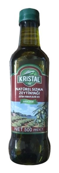 Kristal Kristal Soğuk Sıkım Polifenolsüz Pet Sızma Zeytinyağı 500 ml