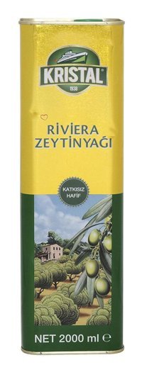 Kristal Teneke Riviera Zeytinyağı 2 lt
