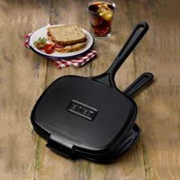 Lava 2 Dilim Demir Döküm Siyah Izgara Tost Makinesi