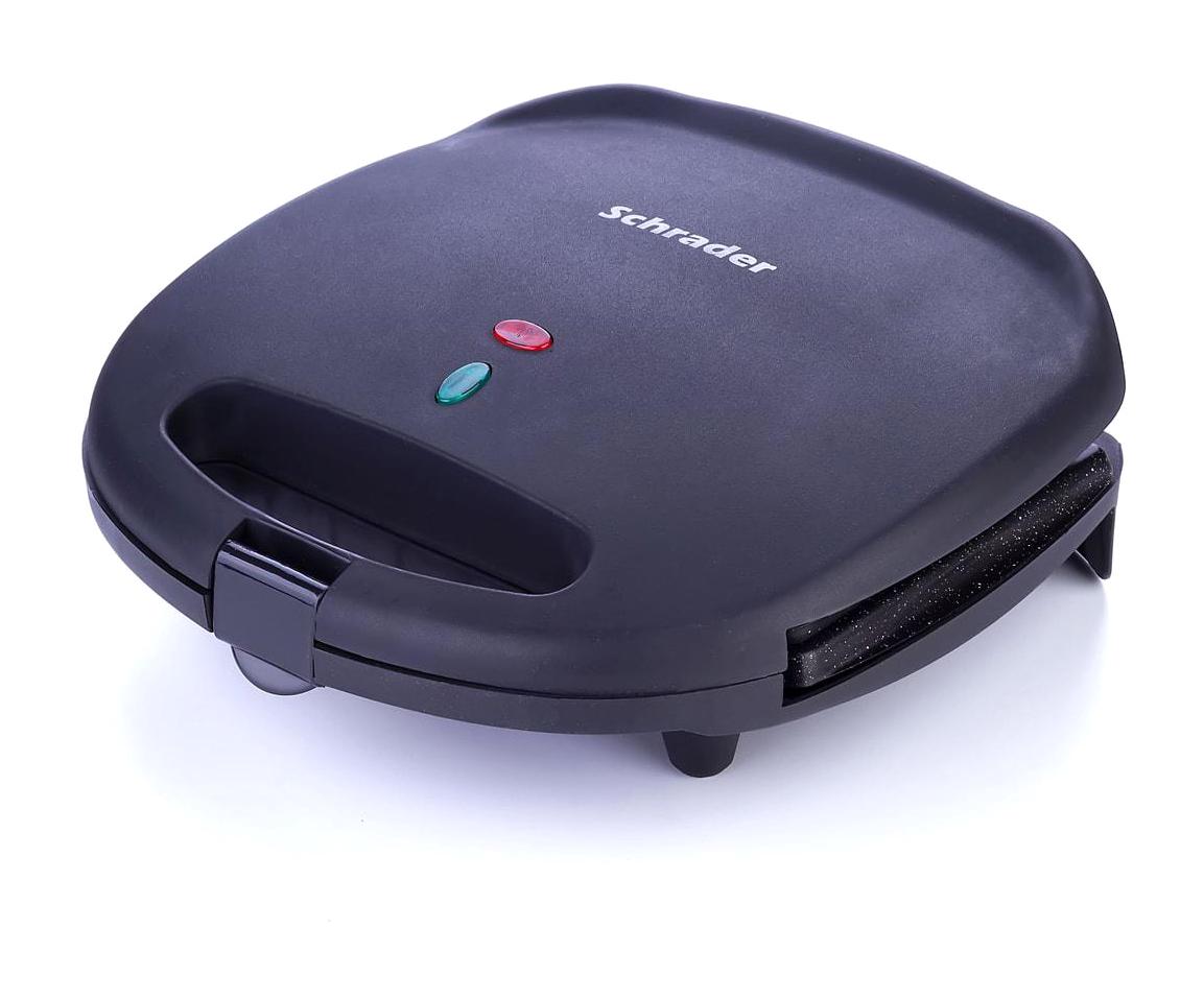 Schrader Enza Mini 2 Dilim Granit Siyah Mini Tost Makinesi