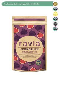Ravla Organik Şekersiz İncir 500 gr
