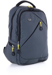 Ççs Gri Polyester Su Geçirmez Laptop Bölmeli 51420 Erkek Sırt Çantası