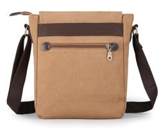 Generic Kanvas Retro Büyük Kapasiteli Crossbody Siyah Erkek Sırt Çantası