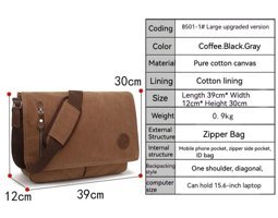 Augur 85011 Moda Çapraz Siyah Erkek Sırt Çantası