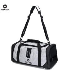 Ozuko 9005 Su Geçirmez Spor Seyahat Gri Erkek Sırt Çantası
