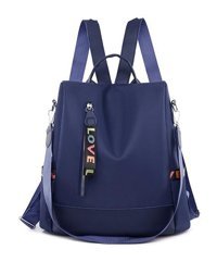 Worryfreeshopping Oxford Kumaş Bag5883 Mavi Kadın Sırt Çantası