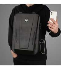 My Valice Smartbag Sharp Usb Şarj Girli Abs Siyah Erkek Sırt Çantası