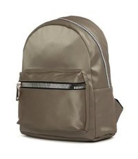 Bagmori Saten Fermuarlı Mini 565124879 Yeşil Kadın Sırt Çantası