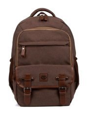 Paqpa Qp Maderia Mokka Laptop Bölmeli Qp100301 Erkek Sırt Çantası Koyu Kahverengi