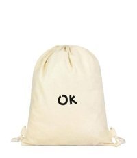 Tabby Design Ok Baskılı Büzgülü Krem Kadın Sırt Çantası