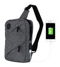 My Valice Smart Bag Usb'Li Çapraz 1504 Bordo Bordo Erkek Sırt Çantası