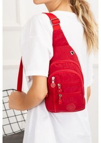 Bizoon Su Geçirmez Krinkl Kumaş Bodybag Çapraz 1035 Mor Kadın Sırt Çantası