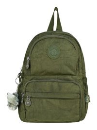 Urban Polo Yeşil Krinkıl Kumaş Kadın Sırt Çantası