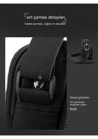 Eternal Luck Mini Çapraz Naylon Spor Küçük Mavi Erkek Sırt Çantası