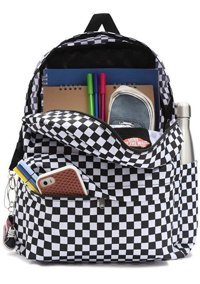Vans Mn Old Skool Check Backpack Damalı Siyah Erkek Sırt Çantası