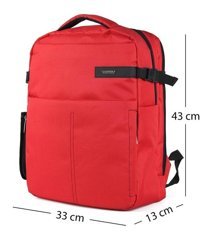 Cambridge Polo Club Plcan2107Kırmızı18204 Kırmızı Erkek Sırt Çantası