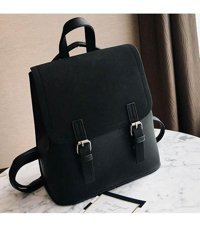 Generic Lebıhmurah Wbp2224 Patchwork Şık Minimalist Siyah Kadın Sırt Çantası