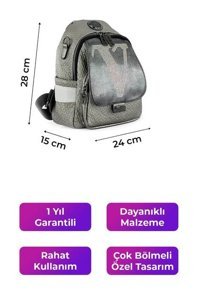 Generic Kriste Bell Pewter 26392 Kadın Sırt Çantası
