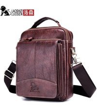 Generic Flap Crossbody Günlük Ğır Derisi Usb Şarj Siyah Erkek Sırt Çantası