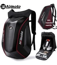 Mj Moto Mjb01 Karbon Fiber Su Geçirmez Siyah Erkek Sırt Çantası