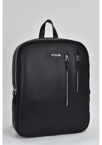 Fossil Laptop & Evrak Deri Siyah 2035 Erkek Sırt Çantası