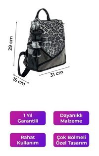 Kriste Bell Siyah 26525 Kadın Sırt Çantası