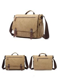 Zuolunduo Günlük Crossbody Haki Erkek Sırt Çantası