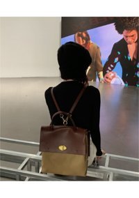 Sımıcg Rucksack Handbag Ladies Commuting Shoulder Bag Kadın Sırt Çantası